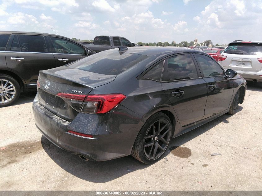 2022 HONDA CIVIC SEDAN SPORT - 2HGFE2F55NH531399