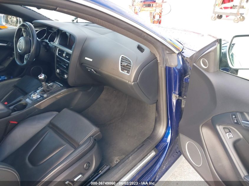 2013 AUDI S5 PREMIUM PLUS WAUCGAFR1DA041805