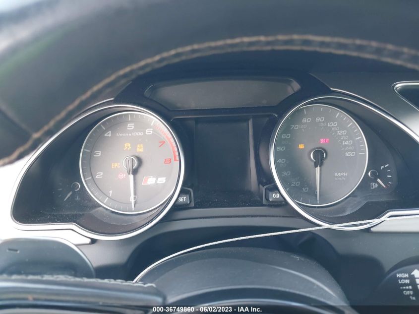 2013 AUDI S5 PREMIUM PLUS WAUCGAFR1DA041805