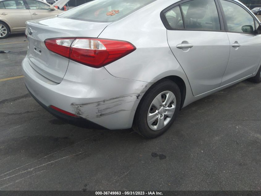 2016 KIA FORTE LX - KNAFK4A63G5604294
