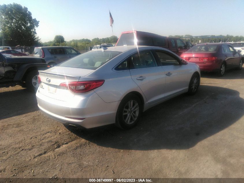 2016 HYUNDAI SONATA 2.4L SE - 5NPE24AF7GH331231