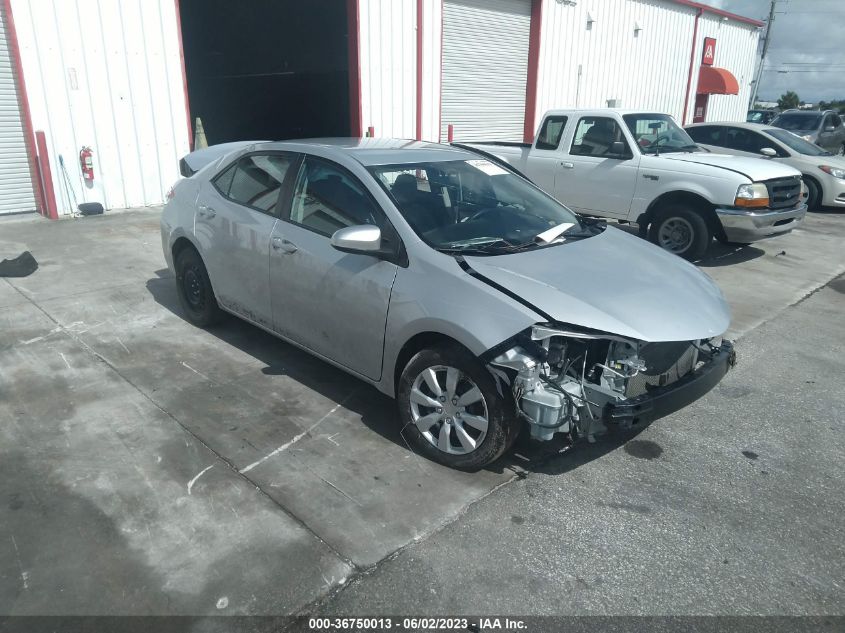 2015 TOYOTA COROLLA LE - 2T1BURHE4FC285060