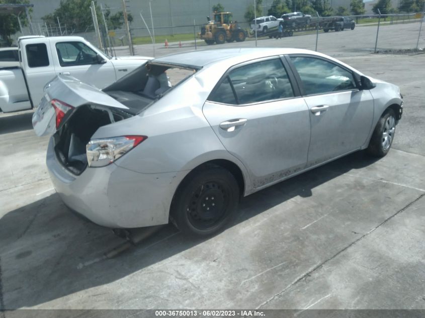 2015 TOYOTA COROLLA LE - 2T1BURHE4FC285060