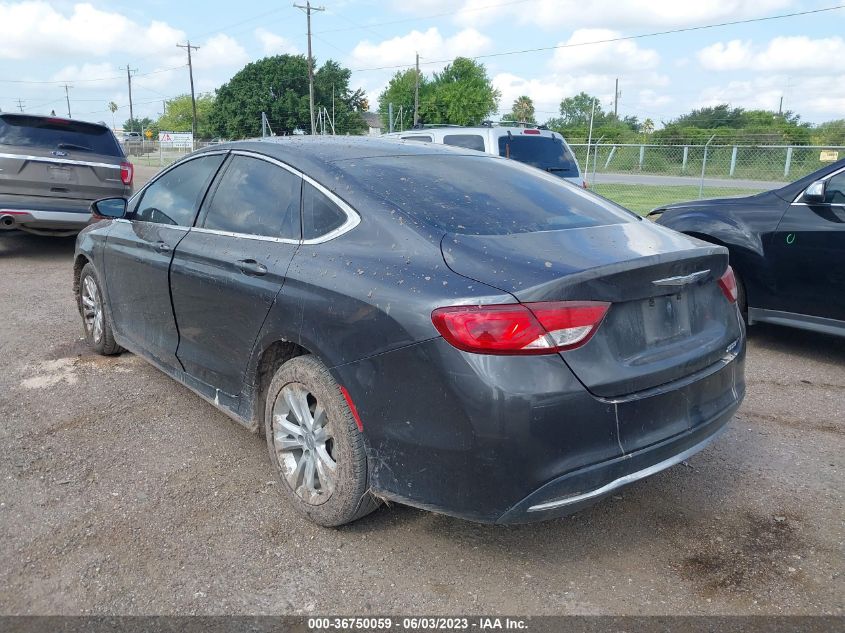 2015 CHRYSLER 200 LIMITED - 1C3CCCAB1FN754904