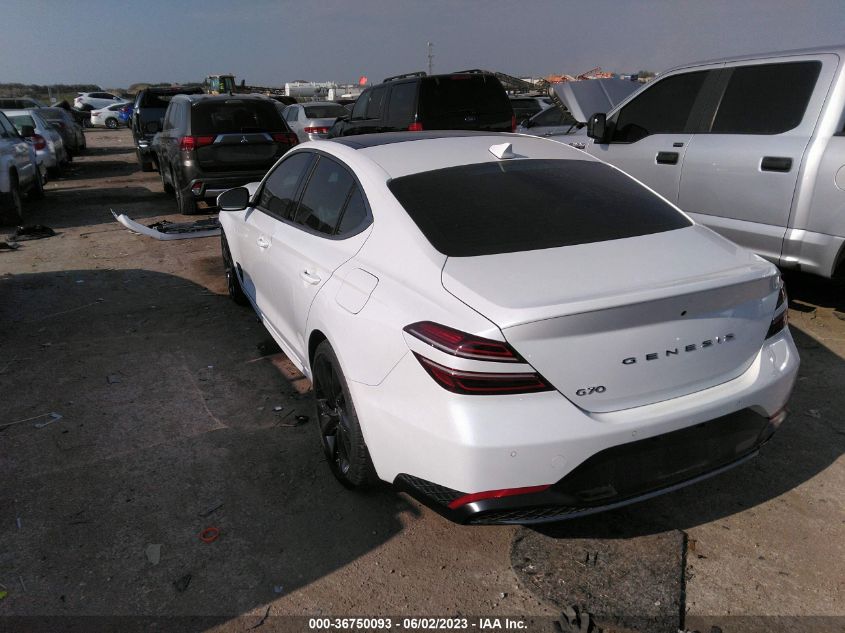 2023 GENESIS G70 2.0T - KMTG34TA0PU118510