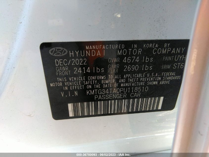 2023 GENESIS G70 2.0T - KMTG34TA0PU118510