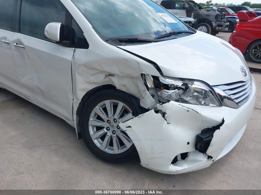 2014 TOYOTA SIENNA LTD - 5TDYK3DC2ES414694