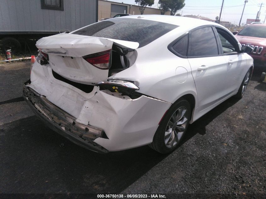 2015 CHRYSLER 200 S - 1C3CCCBB9FN747262