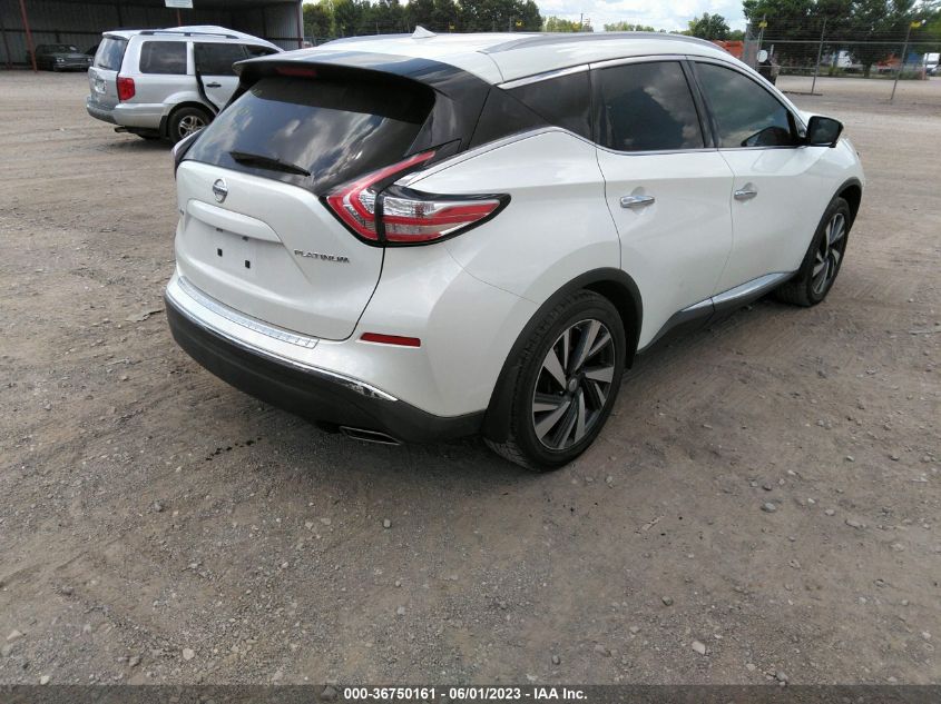2015 NISSAN MURANO PLATINUM - 5N1AZ2MGXFN264847