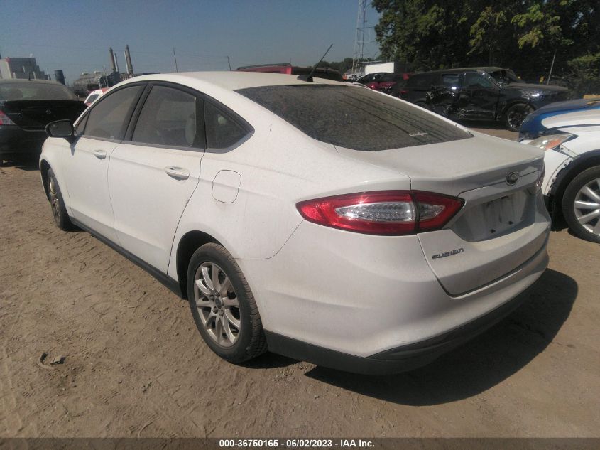 2016 FORD FUSION S - 3FA6P0G75GR313067