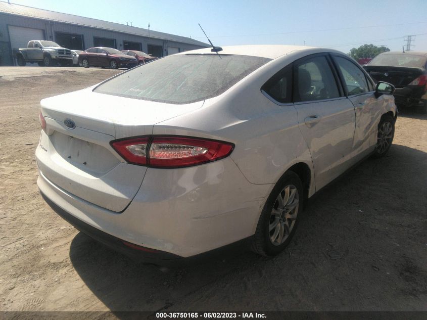 2016 FORD FUSION S - 3FA6P0G75GR313067