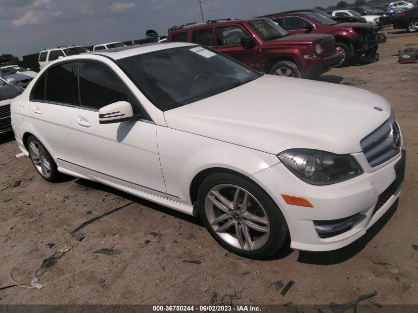 2013 MERCEDES-BENZ C-CLASS C 250 - WDDGF4HB8DR300581
