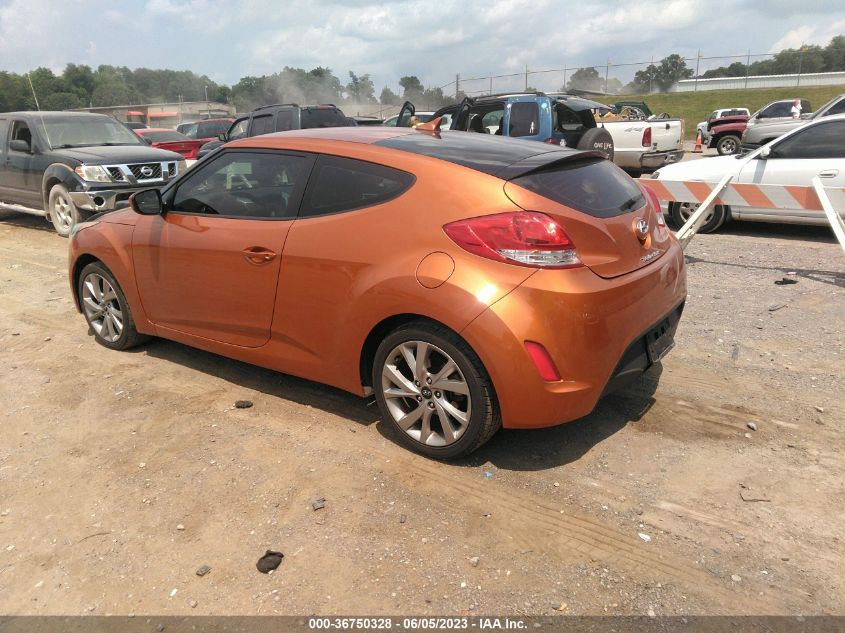 2016 HYUNDAI VELOSTER - KMHTC6AD9GU295235