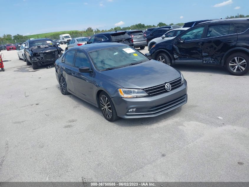 2016 VOLKSWAGEN JETTA SEDAN 1.8T SPORT - 3VWD17AJ8GM367991