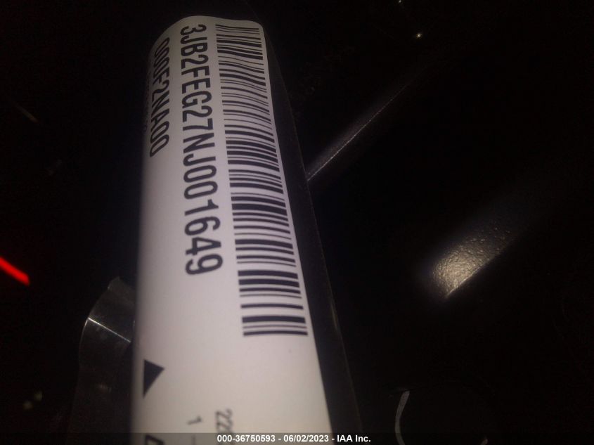 2022 CAN-AM RYKER 3JB2FEG27NJ001649