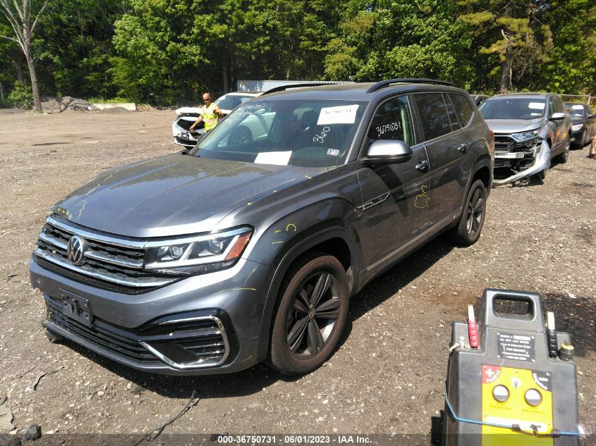 2021 VOLKSWAGEN ATLAS 3.6L V6 SE W - 1V2RR2CA2MC576544