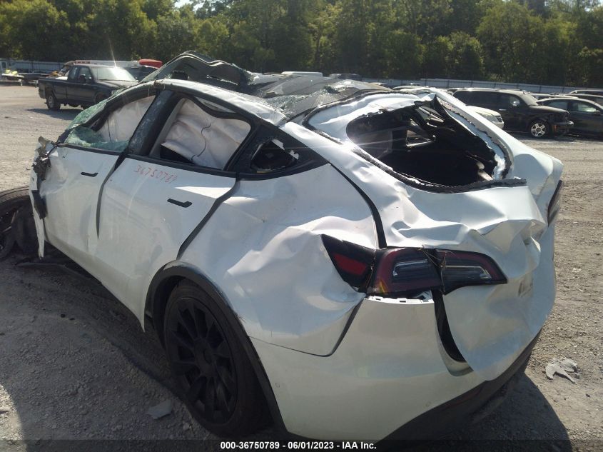 2021 TESLA MODEL Y LONG RANGE - 5YJYGDEE7MF193880