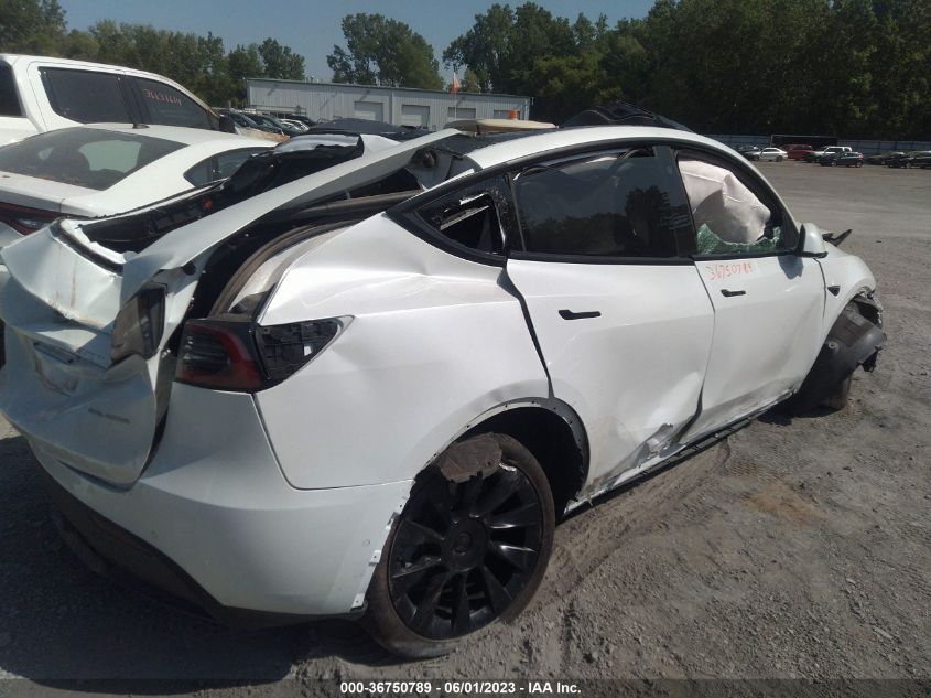 2021 TESLA MODEL Y LONG RANGE - 5YJYGDEE7MF193880