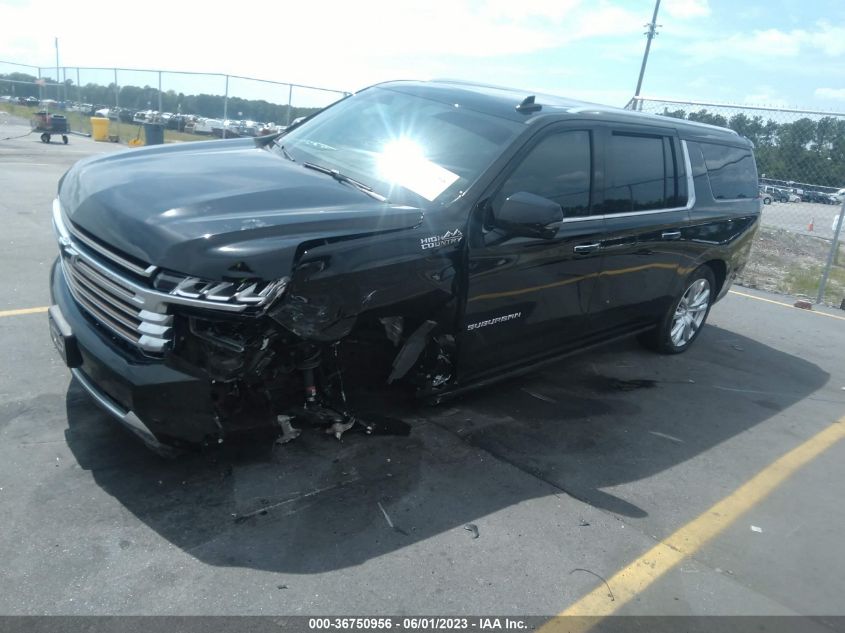 2022 CHEVROLET SUBURBAN HIGH COUNTRY - 1GNSKGKL3NR213019