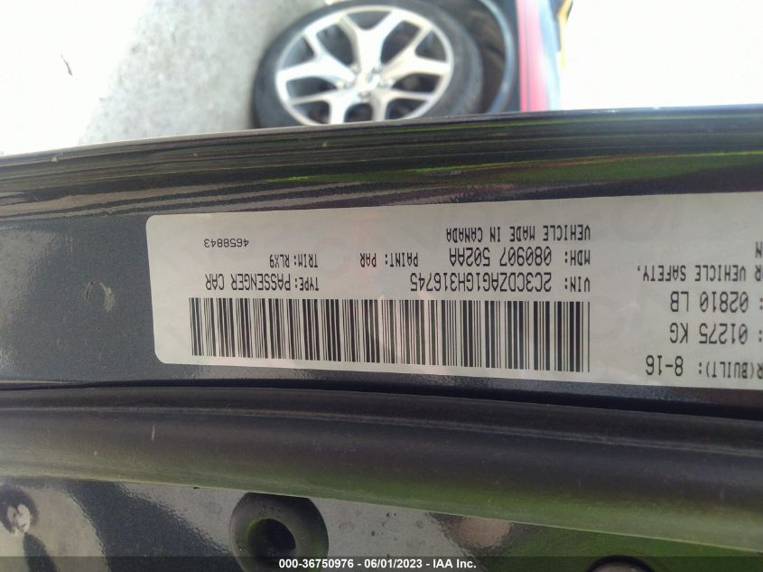 2016 DODGE CHALLENGER SXT PLUS - 2C3CDZAG1GH316745