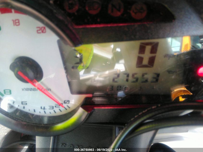 2012 KAWASAKI ZX600 R - JKAZX4R16CA037231