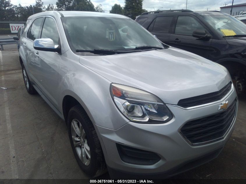 2017 CHEVROLET EQUINOX LS - 2GNALBEK5H1542137