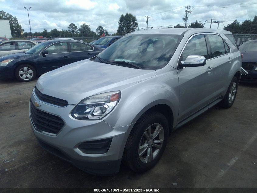 2017 CHEVROLET EQUINOX LS - 2GNALBEK5H1542137