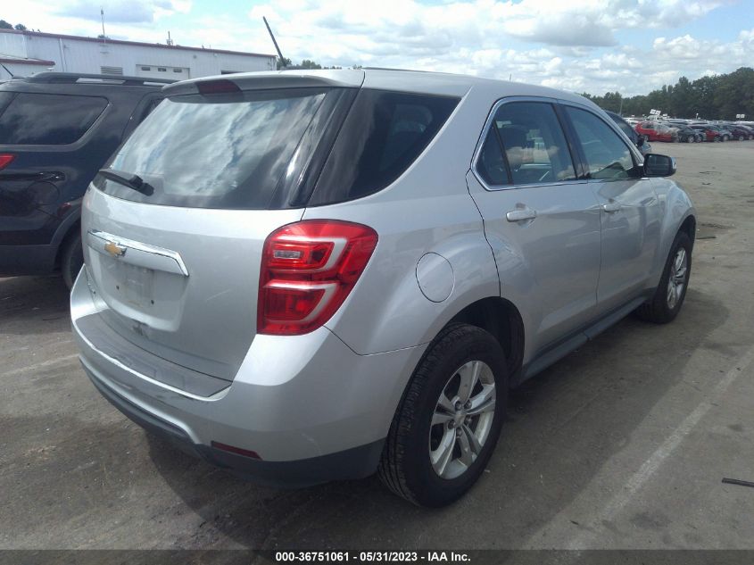 2017 CHEVROLET EQUINOX LS - 2GNALBEK5H1542137