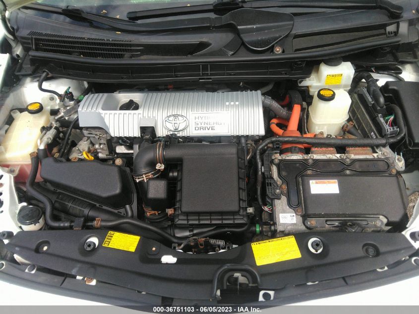 2013 TOYOTA PRIUS ONE/TWO/THREE/FOUR/FIVE - JTDKN3DU1D5607705