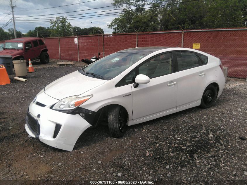 2013 TOYOTA PRIUS ONE/TWO/THREE/FOUR/FIVE - JTDKN3DU1D5607705