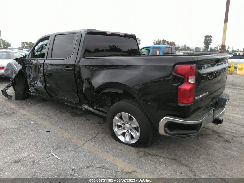 VIN 1GCPWCEK6MZ140824 2021 CHEVROLET SILVERADO 1500 LT