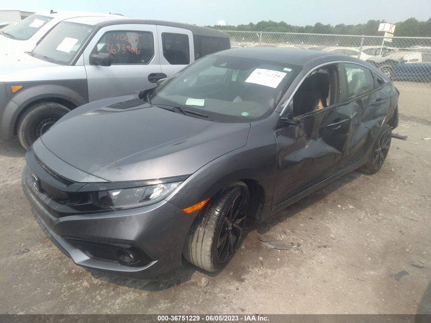 VIN 2HGFC2F89MH544302 2021 HONDA CIVIC SEDAN SPORT