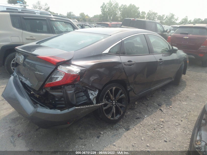 VIN 2HGFC2F89MH544302 2021 HONDA CIVIC SEDAN SPORT