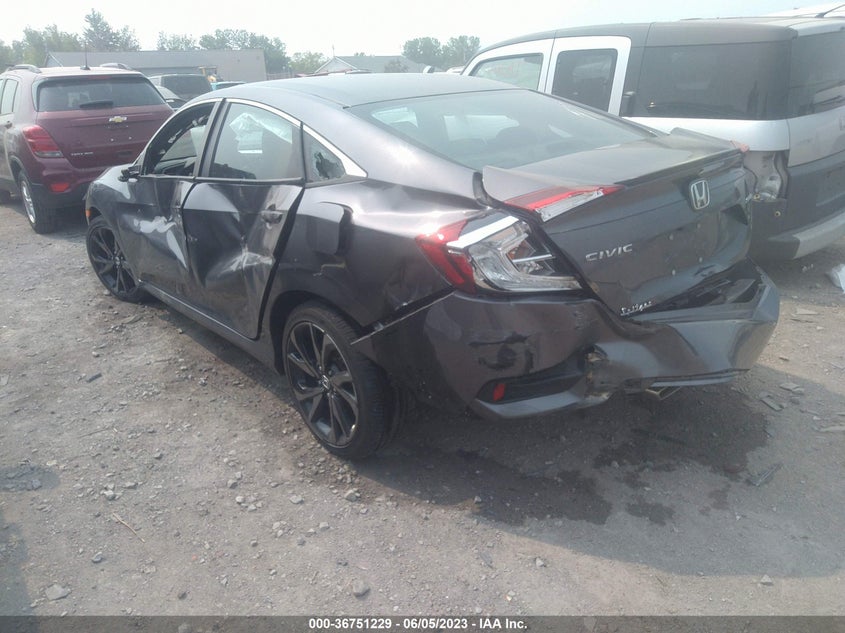 VIN 2HGFC2F89MH544302 2021 HONDA CIVIC SEDAN SPORT