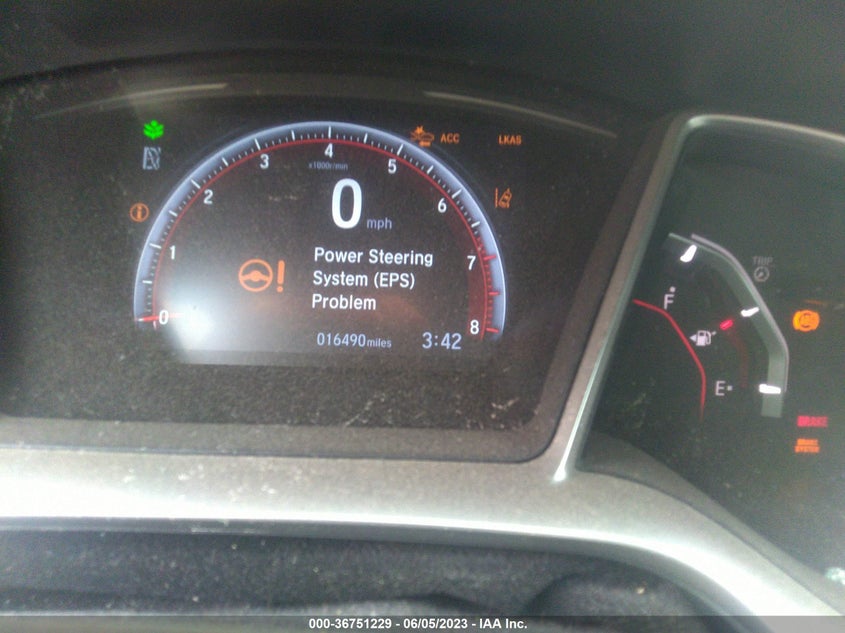 VIN 2HGFC2F89MH544302 2021 HONDA CIVIC SEDAN SPORT