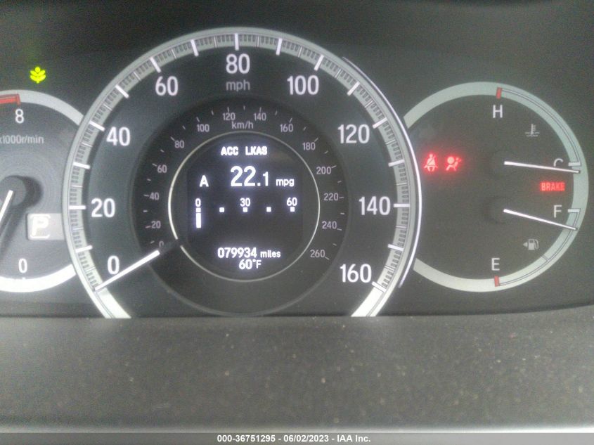 2016 HONDA ACCORD SEDAN TOURING - 1HGCR3F97GA014980