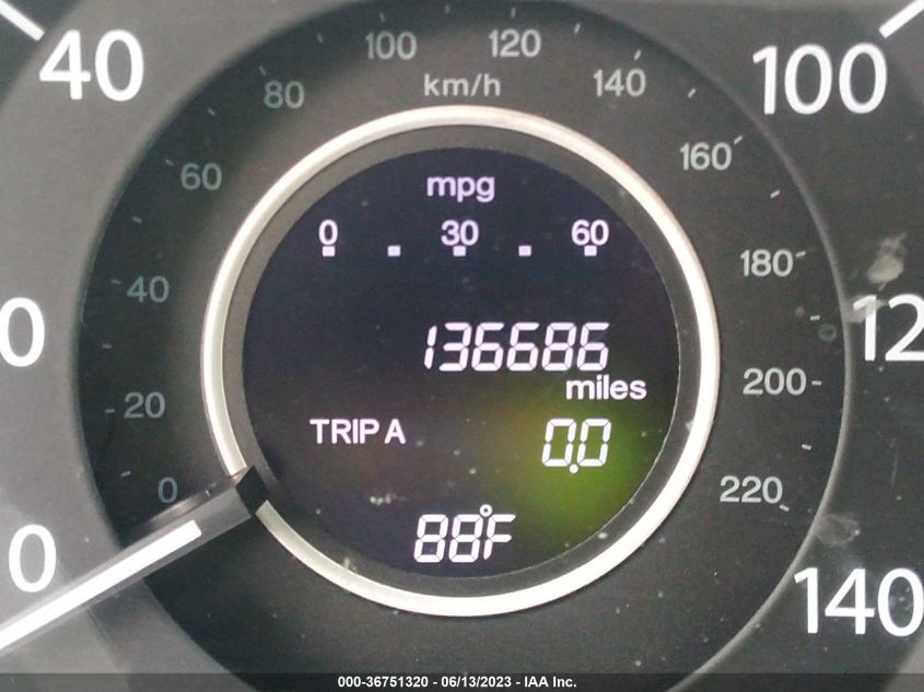 2013 HONDA CR-V EX-L - 2HKRM3H71DH505892