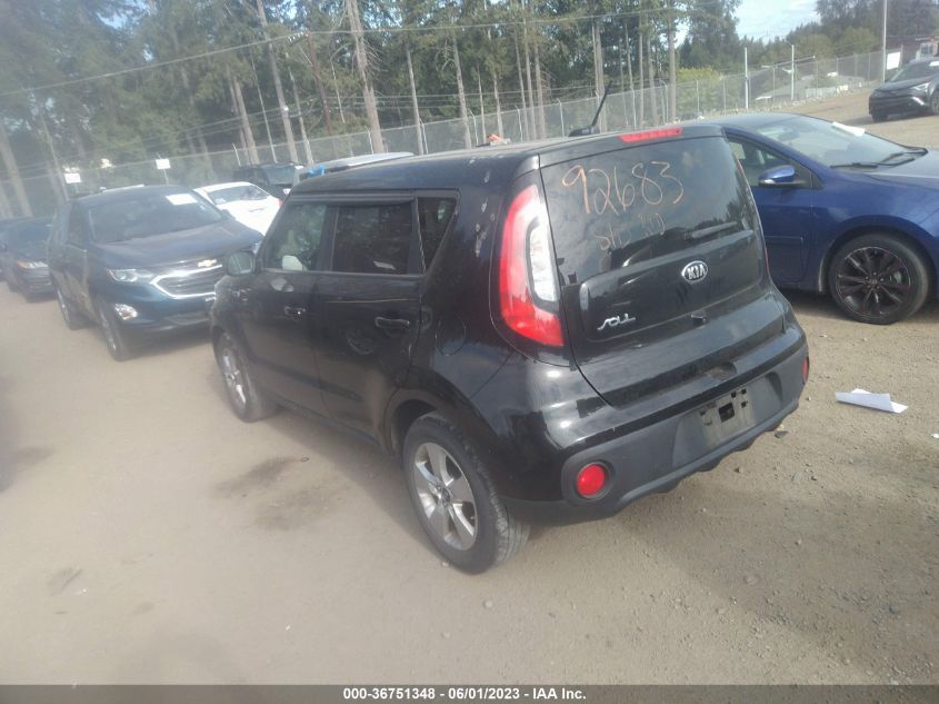 2017 KIA SOUL BASE - KNDJN2A27H7474807