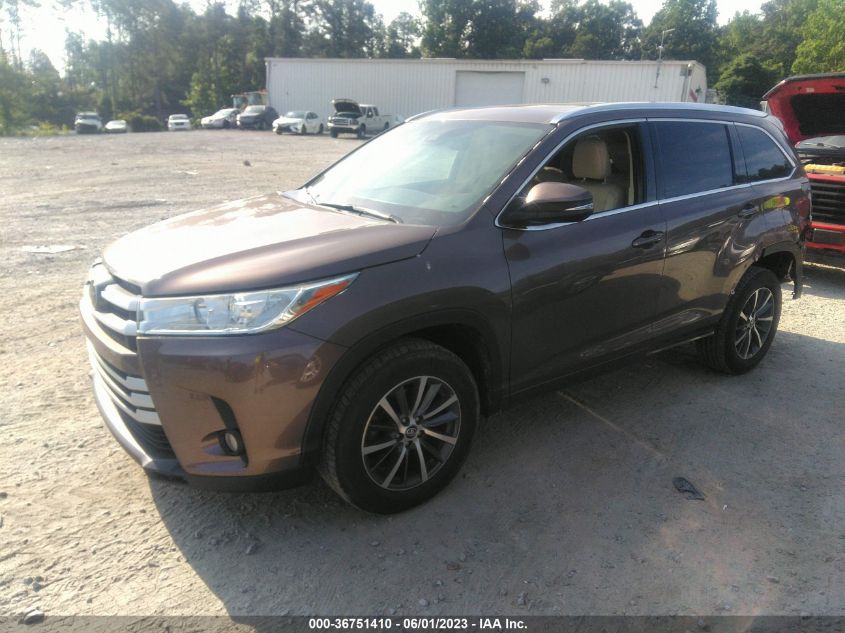 2017 TOYOTA HIGHLANDER XLE/SE - 5TDKZRFH0HS197020