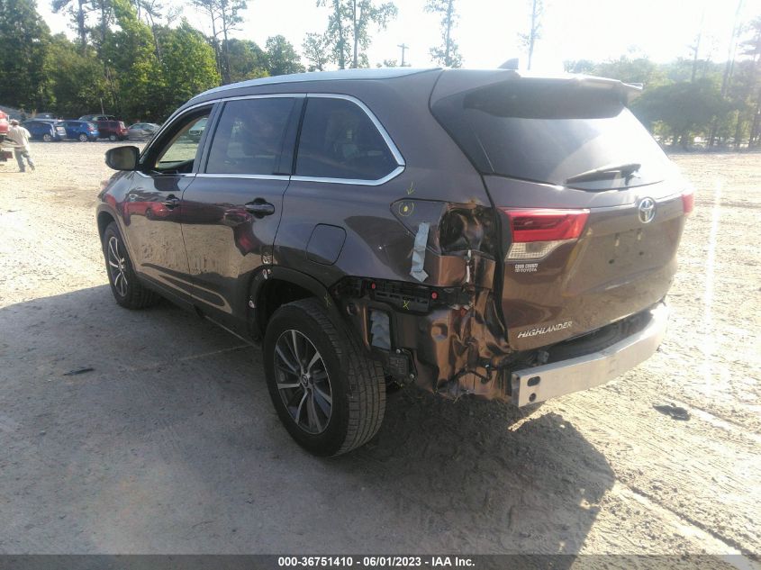 2017 TOYOTA HIGHLANDER XLE/SE - 5TDKZRFH0HS197020