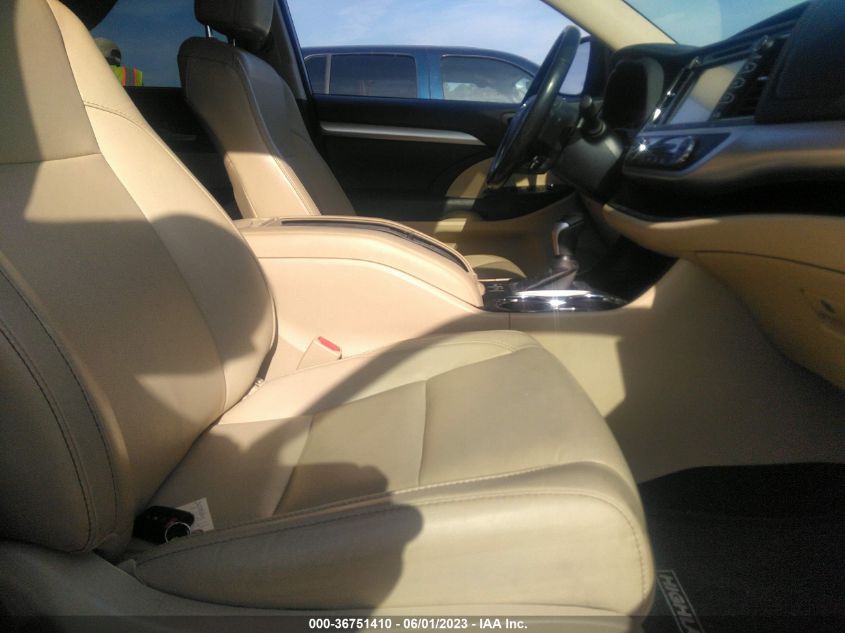 2017 TOYOTA HIGHLANDER XLE/SE - 5TDKZRFH0HS197020