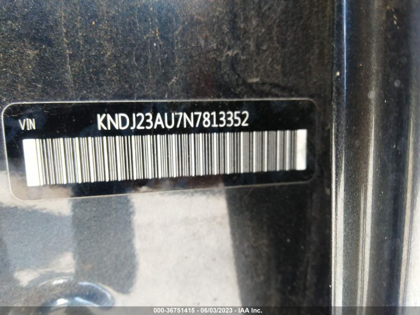 2022 KIA SOUL LX - KNDJ23AU7N7813352
