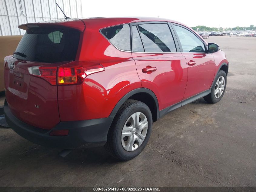 2015 TOYOTA RAV4 LE - JTMZFREV0FJ046154