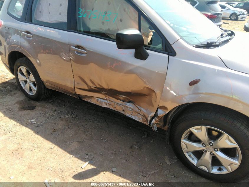 2016 SUBARU FORESTER 2.5I - JF2SJABC0GH545910