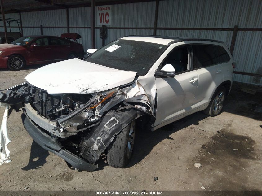 2015 TOYOTA HIGHLANDER LIMITED - 5TDYKRFH7FS102898