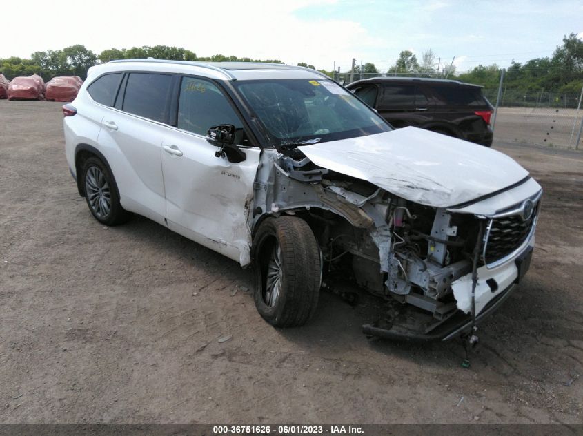 2020 TOYOTA HIGHLANDER HYBRID PLATINUM - 5TDEBRCH5LS010109