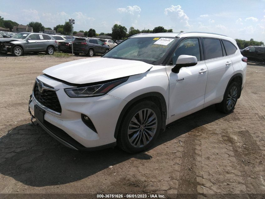 2020 TOYOTA HIGHLANDER HYBRID PLATINUM - 5TDEBRCH5LS010109