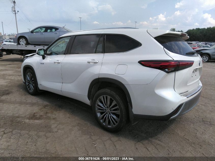 2020 TOYOTA HIGHLANDER HYBRID PLATINUM - 5TDEBRCH5LS010109