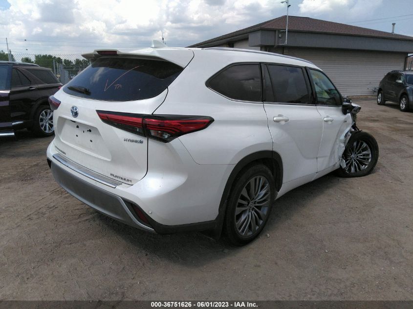 2020 TOYOTA HIGHLANDER HYBRID PLATINUM - 5TDEBRCH5LS010109