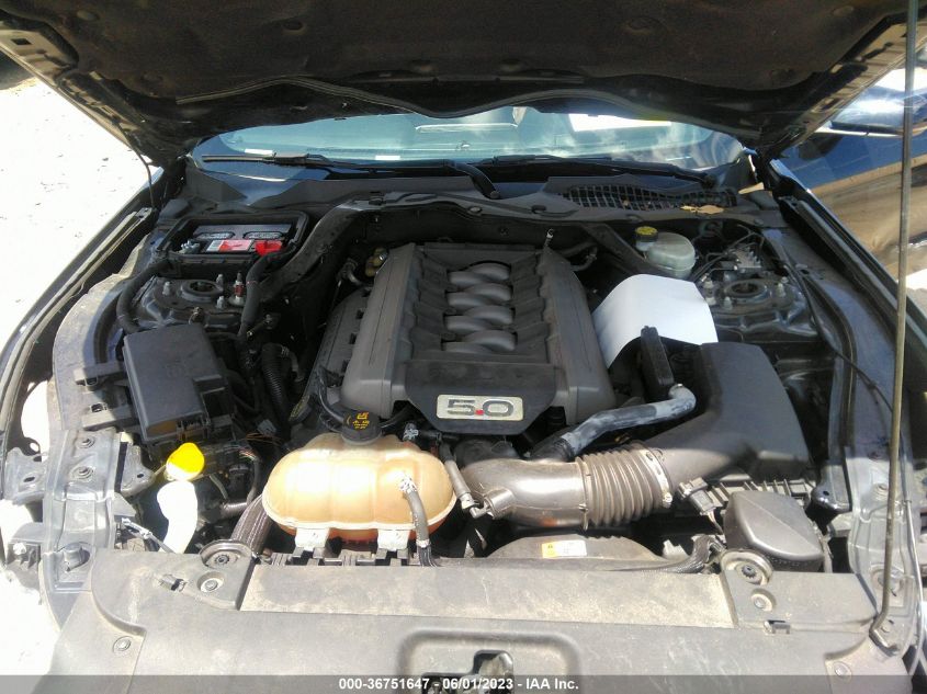 2017 FORD MUSTANG GT - 1FA6P8CF4H5296214